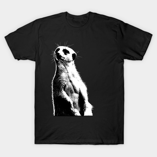 Meerkat live in southern Africa T-Shirt by artefactus